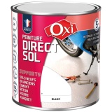 Peinture direct sol satin - 0.5 L - blanc