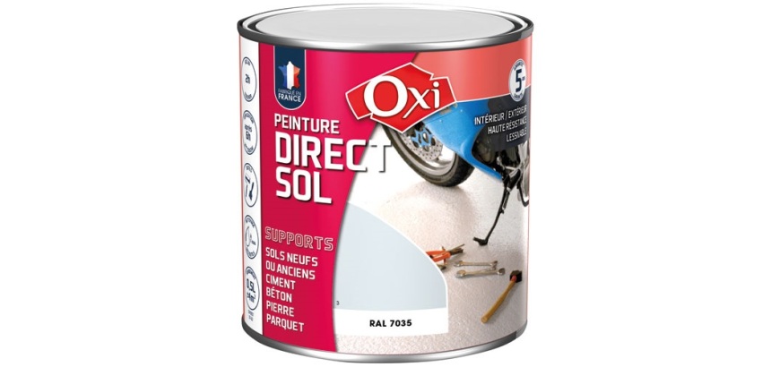 Peinture sol Satin 0,5 L Direct Sol - Gris Clair
