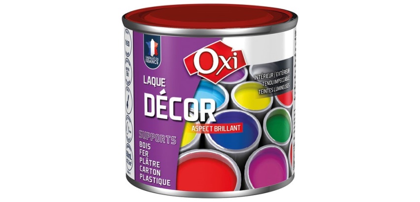Laque décor 60 ml Aspect Brillant - Rouge Rubis