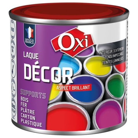 Laque décor aspect brillant - 60 mL - rouge rubis