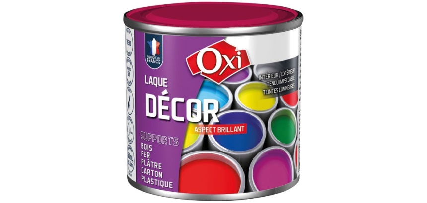 Laque décor 60 ml Aspect Brillant - Framboise