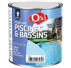 Peinture Piscines & Bassins solvantée  0.5 L - Bleu