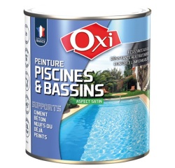 Peinture Piscines & Bassins solvantée  2.5 L - Blanc