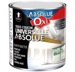 Peinture - sous-couche - Absolue universelle - 0.5 L - blanc mat