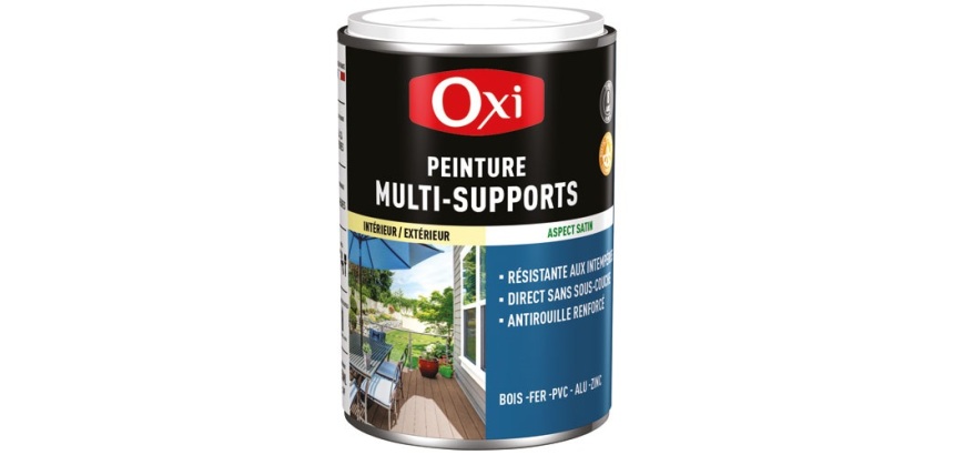 Peinture Satin Multi-supports 250 ml Top 3+ - Gris Clair