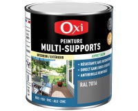 Peinture Satin Multi-supports 0.5 L Top 3+ - Gris Anthracite