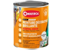 Peinture décorative antirouille - 0.75 L - blanc pur RAL 9010