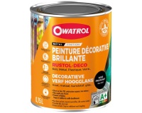 Peinture décorative antirouille - 0.75 L - noir profond RAL 9005