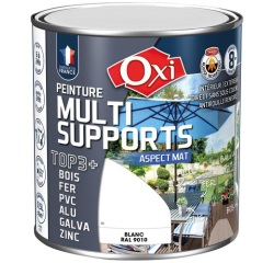 Peinture Mate Multi-supports 0.5 L Top 3+ - Blanc