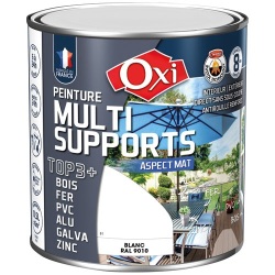 Peinture mat - TOP 3+ - multi-supports - intérieur et extérieur - 500 mL -