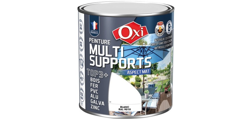 Peinture Mate Multi-supports 0.5 L Top 3+ - Blanc