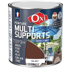 Peinture Mate Multi-supports 0.5 L Top 3+ - Brun