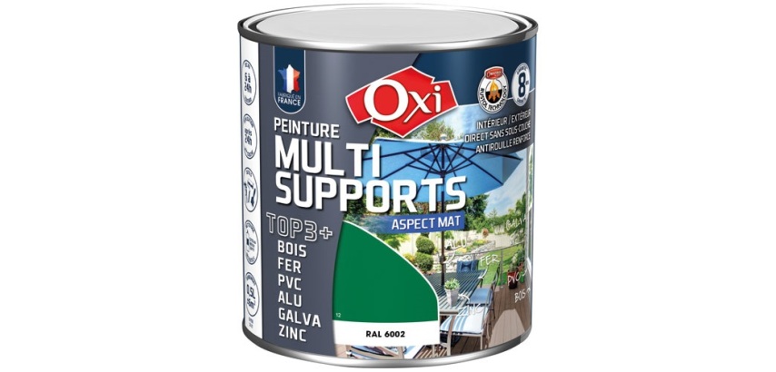 Peinture Mate Multi-supports 0.5 L Top 3+ - Vert Foncé