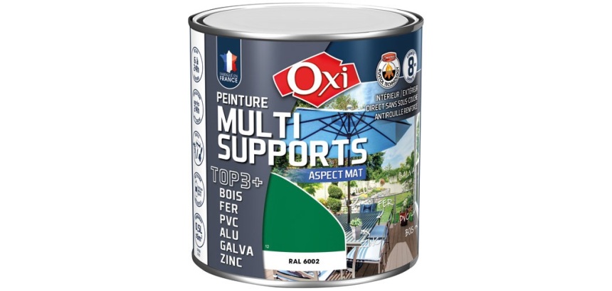 Peinture Mate Multi-supports 0.5 L Top 3+ - Vert Foncé