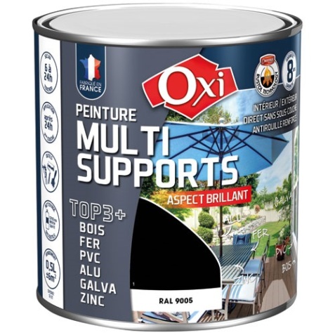 Peinture brillante - TOP 3+ - multi-supports - intérieur et extérieur - 500