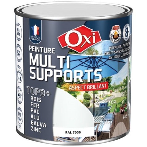Peinture brillante - TOP 3+ - multi-supports - intérieur et extérieur - 500