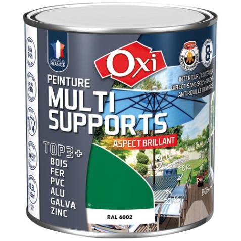 Peinture brillante - TOP 3+ - multi-supports - intérieur et extérieur - 500