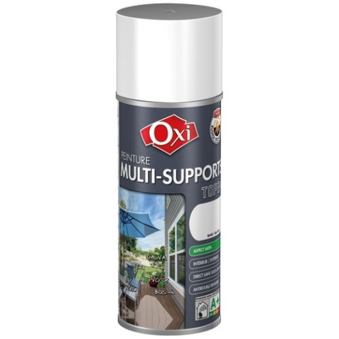 Bombe peinture satin Top 3+ - multi-supports - intérieur et extérieur - 400