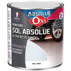 Peinture sol veloutée - sol absolue - intérieur - extérieur - 500 mL - gris