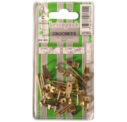 Crochet à tableau N°0 - lot de 15