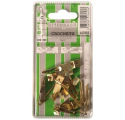 Crochet à tableau N°2 - lot de 9