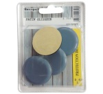 Patin glisseur - bleu - 40mm - sachet de 4