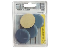 Patin glisseur - bleu - 40mm - sachet de 4