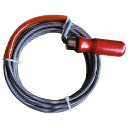 Déboucheur à manivelle - furet - L : 3 m - tire bouchon 6 mm