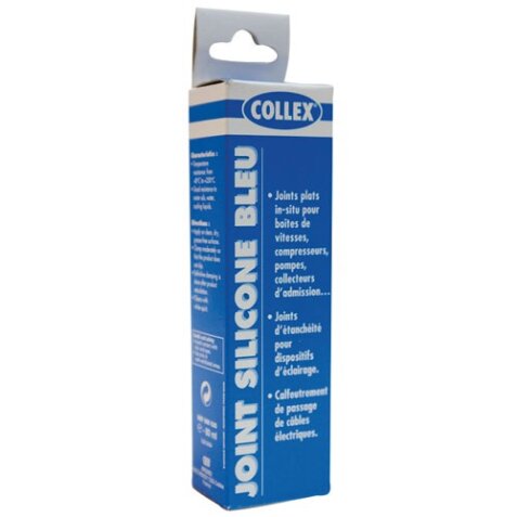 Joint silicone auto - tube - bleu -  80 mL