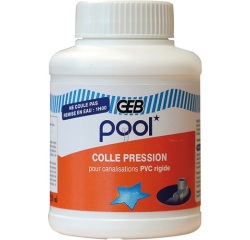 Colle pression Pool pot plastique 250 mL
