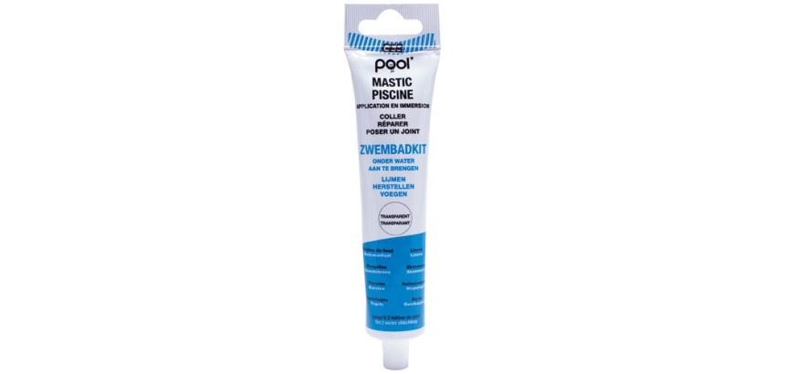 Mastic piscine - Pool - tube - 80 mL - transparent