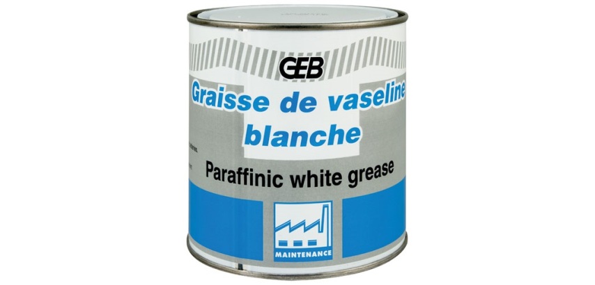 Graisse de vaseline blanche GEB - Pot de 550 g