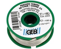Bobine étain/cuivre 3% - 100 g