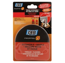 Tresse fibre verre extensible Ø 6 mm x 2.50 m Propfeu