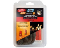 Tresse fibre verre extensible kit Ø 6 mm x 2.50 m tube collafeu