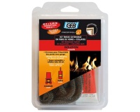 Tresse fibre verre extensible kit Ø 8 mm x 2.50 m tube collafeu