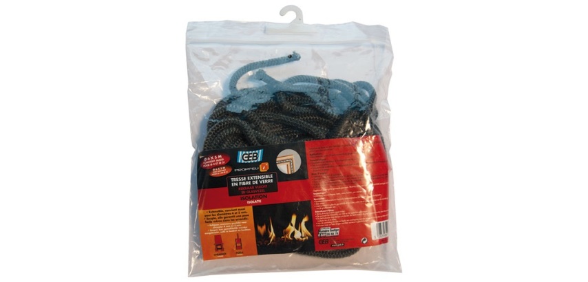 Tresse fibre verre extensible d.08mmx5m Propfeu