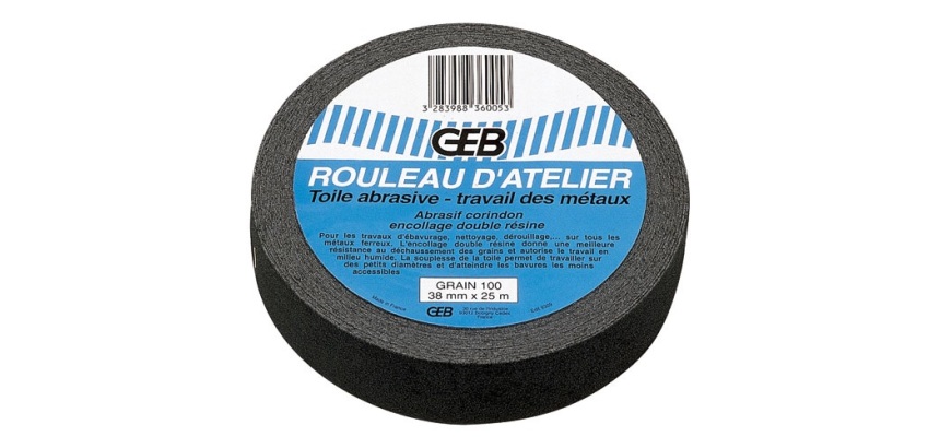 Rouleau d'atelier - waterproof - toile abrasive pour tous travaux