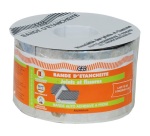 Bande d'étanchéité - joints et fissures - couleur alu - 75 mm x 10 m