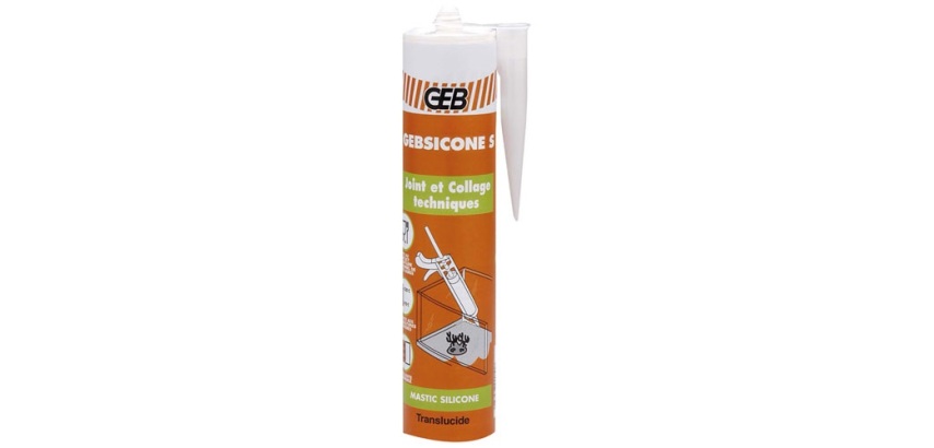 Mastic Silicone Technique GEB Gebsicone S - Cartouche 310 ml