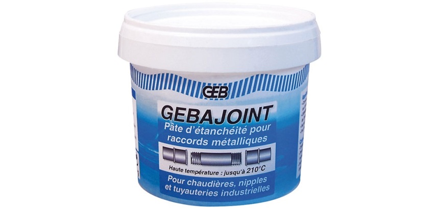 Pâte d’étanchéité des raccords filetés - Gebajoint/GBT - pot - 500 g