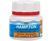 Graisse décapante pour soudure à l'étain - Hampton - boîte 85 g