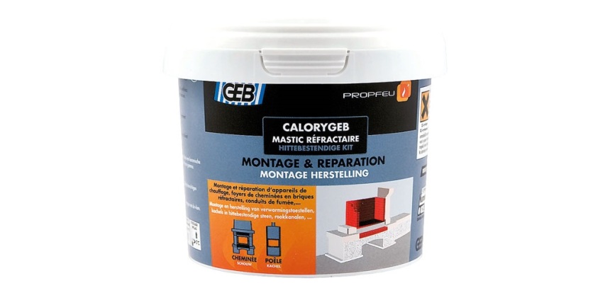 Mastic réfractaire - Propfeu Calorygeb - pot - 600 g