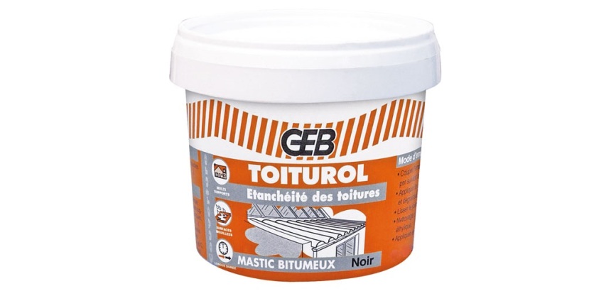 Pâte bitumeuse étanche Toiturol 400g