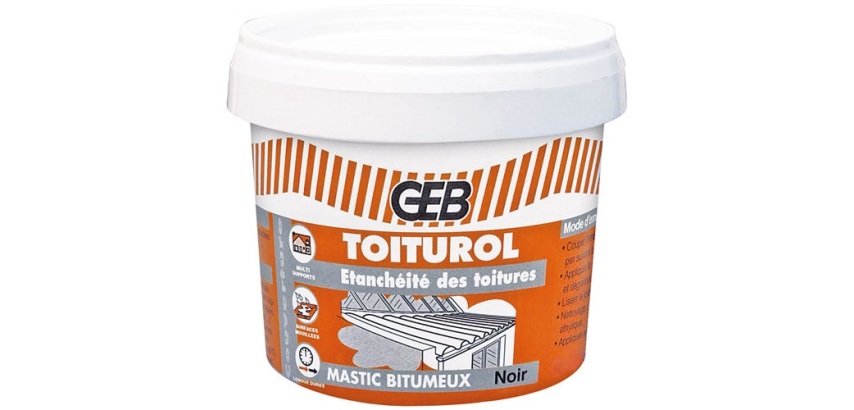 Mastic bitumeux toiture boîte n3 900g noir