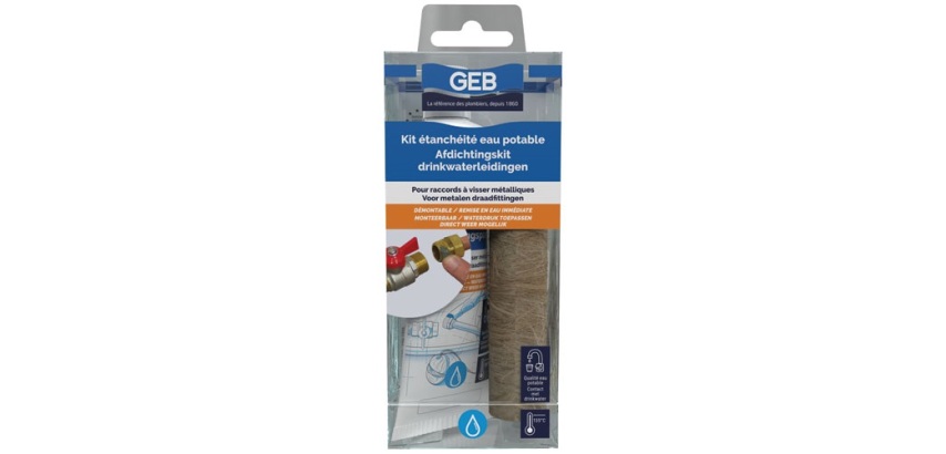 Kit étanche eau potable pâte + filasse