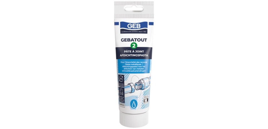 Mastic eau potable Gebatout2 tube 250g