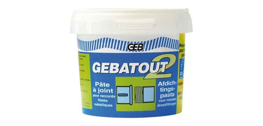 Mastic eau potable Gebatout2 pot 500g
