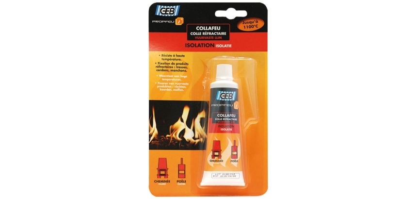 Colle mastic réfractaire - Propfeu Collafeu - tube - 50 mL