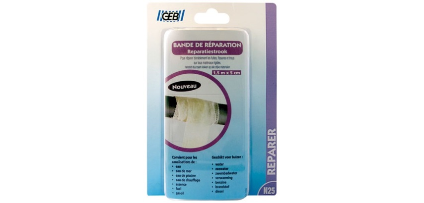 Bande de réparation - 5 cm x 1,5 m